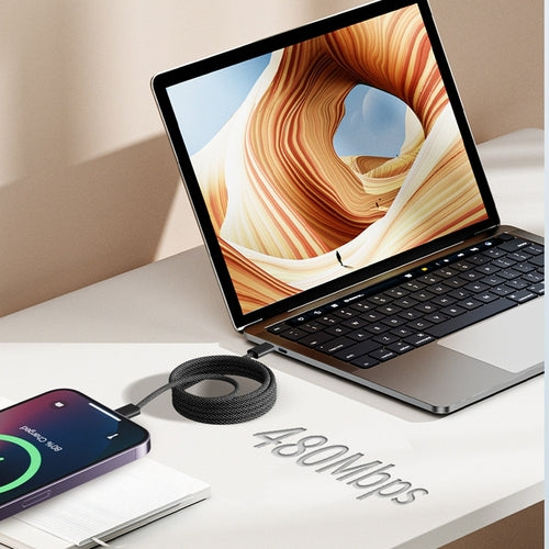 SnapShopβ’ Magnetic Anti-Tangle Cable | Fast Charging 100W