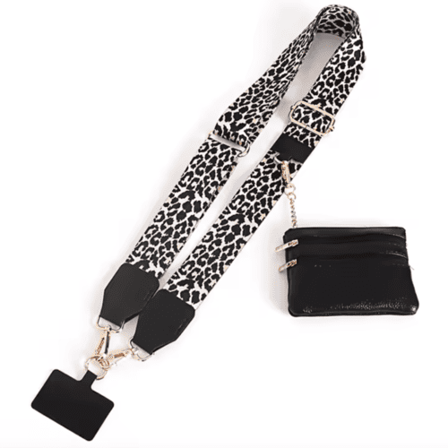 Phone Strap With Zippered Pouch