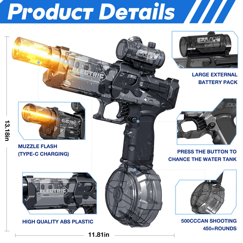 SnapShopβ’ Electric Water Gun